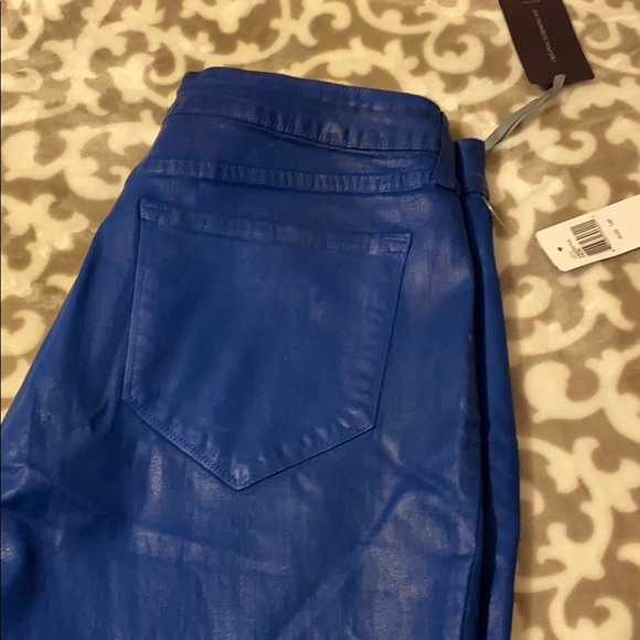 NYDJ blue leggings polished cotton & Spandex NWT - Picture 5 of 8